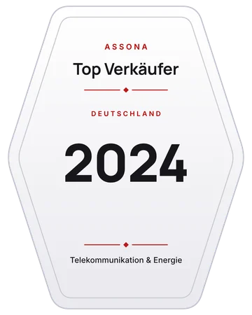 assona Top Verkäufer 2024 Deutschland, Telekommunikation und Energie